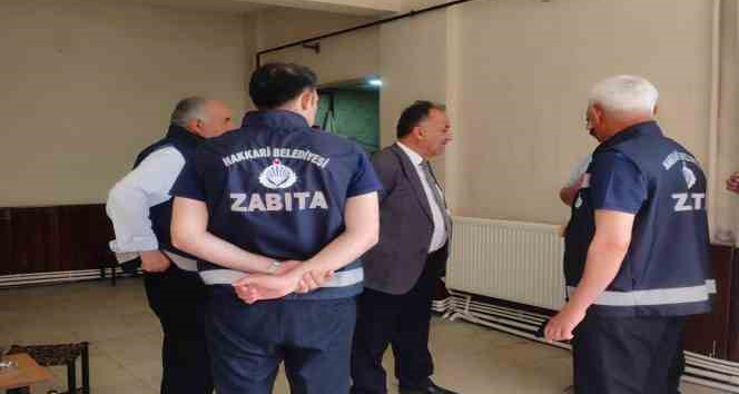 Hakkari'de ruhsat denetimi yapıldı