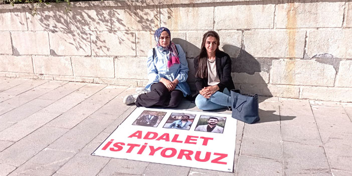 Hakkari'de 'Adalet Nöbeti' sürüyor