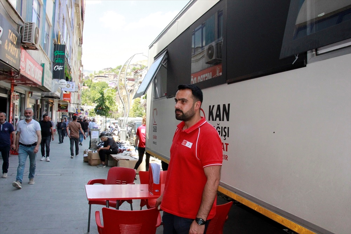 Hakkari'de kan bağışı kampanyası