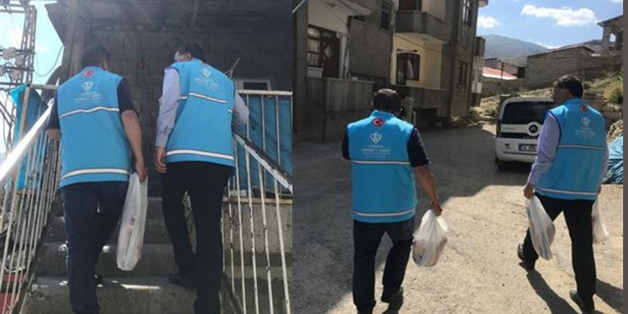 Hakkari'de 4 bin aileye kurban eti dağıtıldı