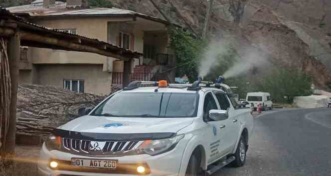 Hakkari'de sivrisinekle mücadele çalışması