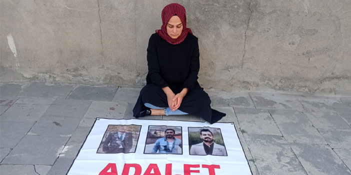 Hakkari'de 'Adalet' nöbeti sürüyor