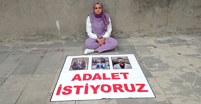 Hakkarili öğretmenler için ‘Adalet Nöbeti' 106. Gününde