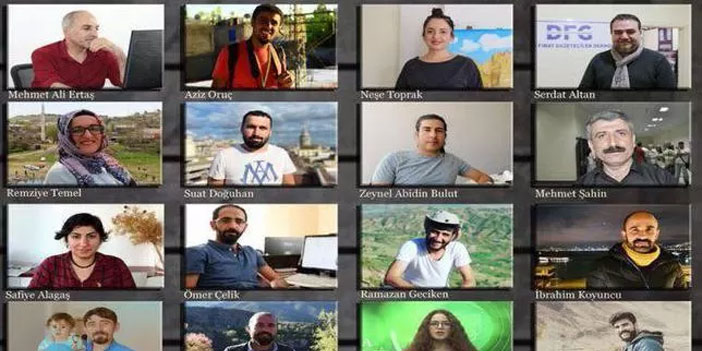 13 aydır tutuklu 16 gazetecinin davası Diyarbakır'da başlıyor