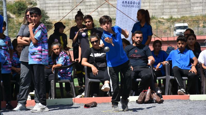 Anadolu Yıldızlar Ligi Bocce Grup Müsabakaları Hakkari'de başladı