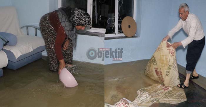 İçme Suyu Şebeke Borusu Patladı, Evleri su bastı