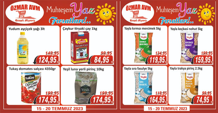 Hakkari Özmar AVM'de Temmuz indirimi!