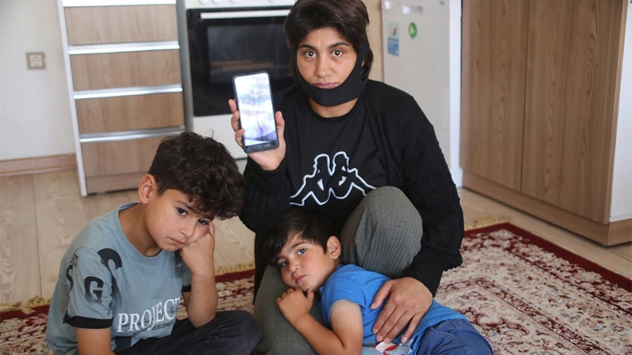 Yüksekova'da çenesi kırılan 6 çocuk annesi Latife Demir yardım eli bekliyor
