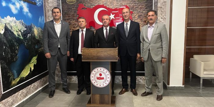 Başkan Kaya'dan Kaymakam Çimşit'e ziyaret