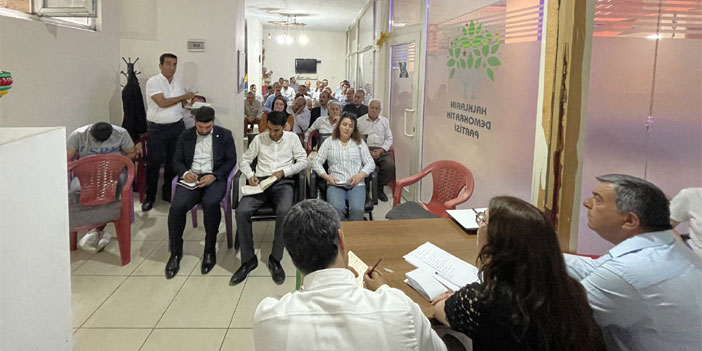 Yeşil Sol ve HDP, Şemdinli'de halk toplantısı düzenledi