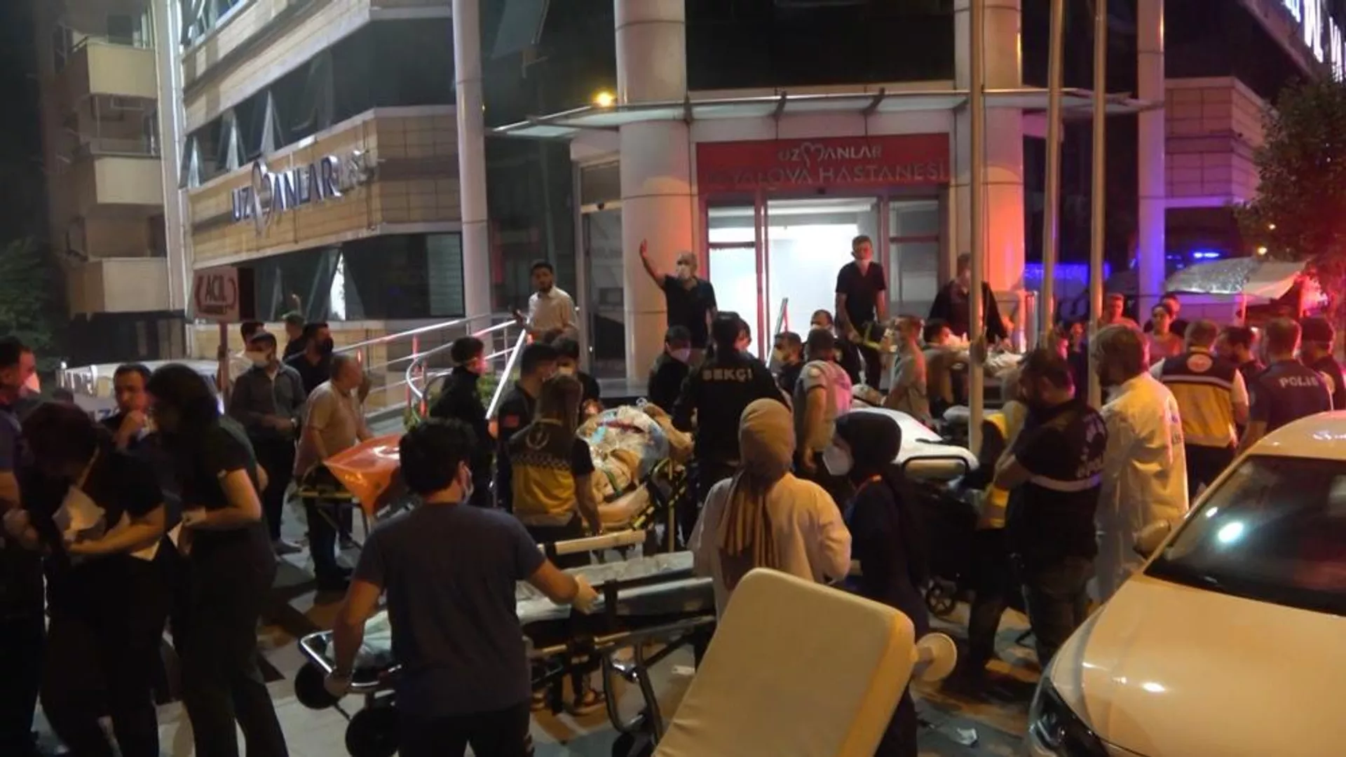 Hastanede yangın paniği