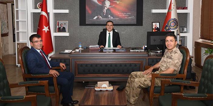 Vali Akbıyık'tan Emniyet Müdürü Yılmaz'a hayırlı olsun ziyareti