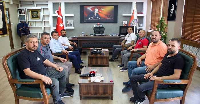 Gazetecilerden Yeni Emniyet Müdürüne Ziyaret