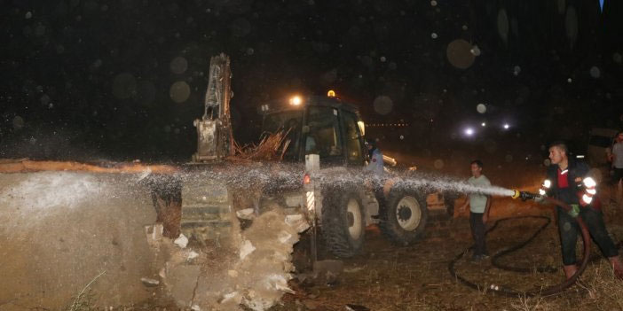 Yüksekova’da ahır yangını; 7 büyükbaş telef oldu