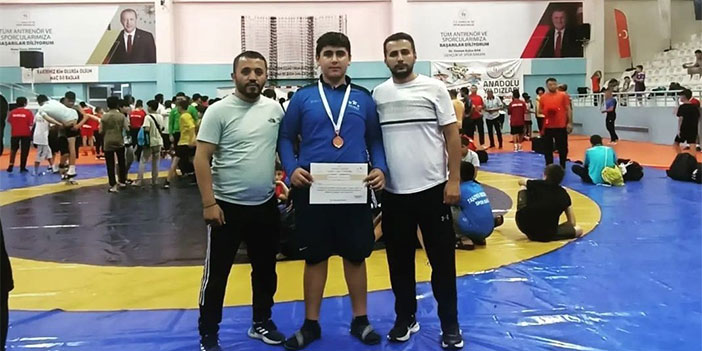 Hakkarili Sporcu Türkiye üçüncüsü oldu