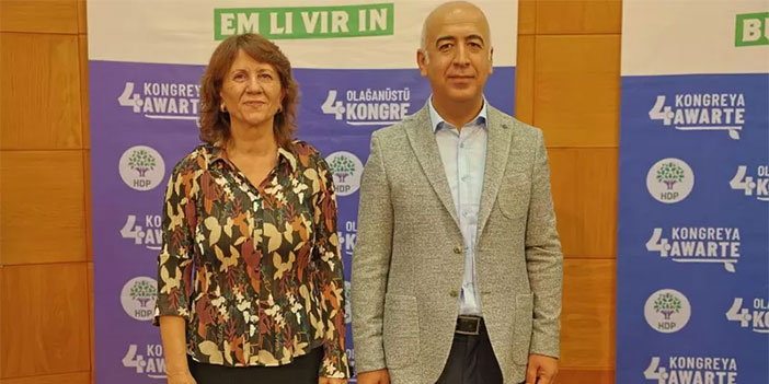 HDP'de yeni eş genel başkanlar Sultan Özcan ve Cahit Kırkazak oldu