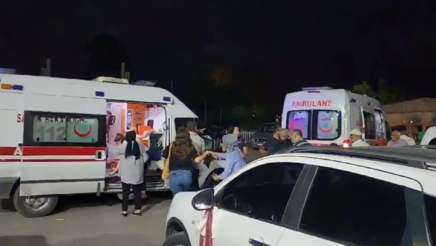 Düğünde yemekten zehirlenen 30 kişi hastaneye kaldırıldı