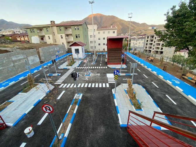 Çocuk Trafik ve Eğitim Parkı tamamlandı