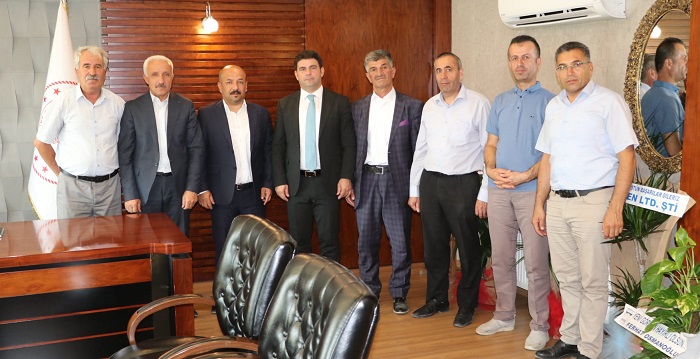 Muhtarlardan Müdür Yılmaz'a ziyaret