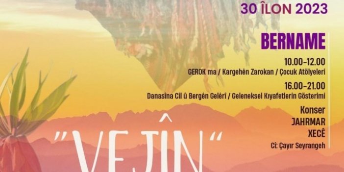 Yüksekova'da Kültür ve Sanat etkinliği düzenlenecek