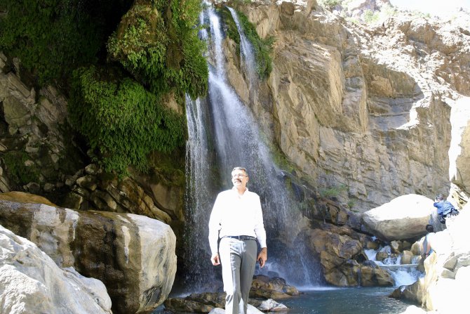 Vali Ali Çelik, Kaval şelalesini ziyaret etti