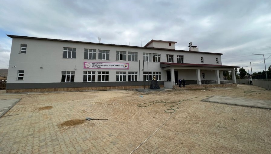 TOBB tarafından yaptırılan TOBB Anaokulu eğitim ve öğretime başlamaya hazır