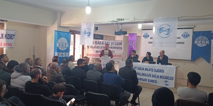 SES Hakkari Şubesi kongreye gitti