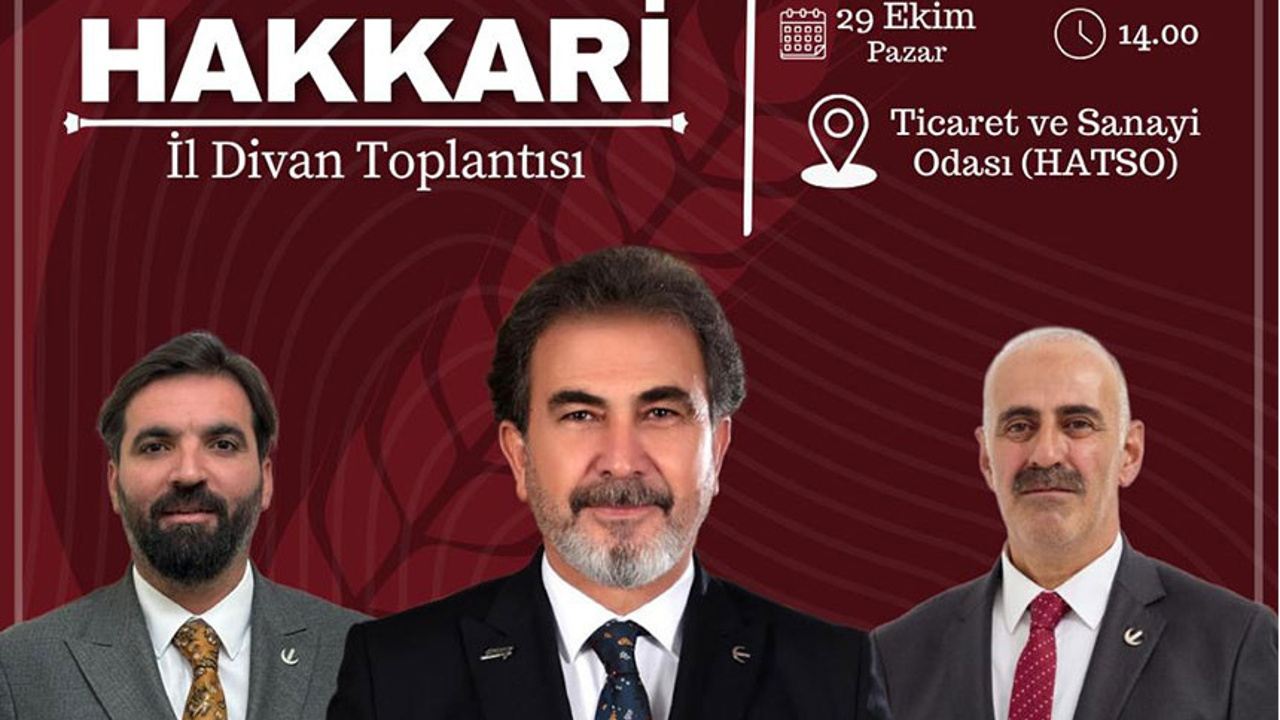 Yeniden Refah Partisi Milletvekili Aşıla Hakkari'ye geliyor