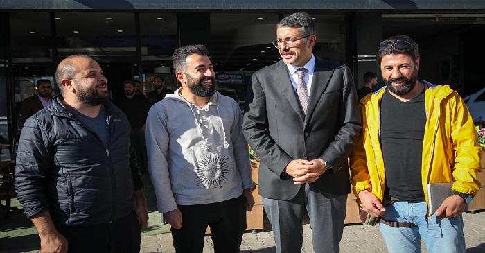 Vali Çelik, YEKDASDER Üyeleri ile Bir Araya Geldi