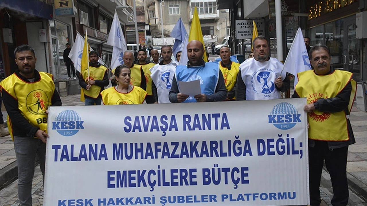 Hakkari KESK'ten basın açıklaması