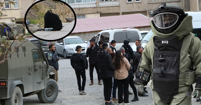 Hakkari’de şüpheli çanta paniği