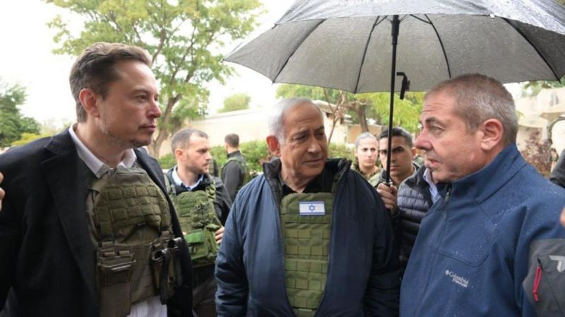 Musk İsrail'i ziyaret etti