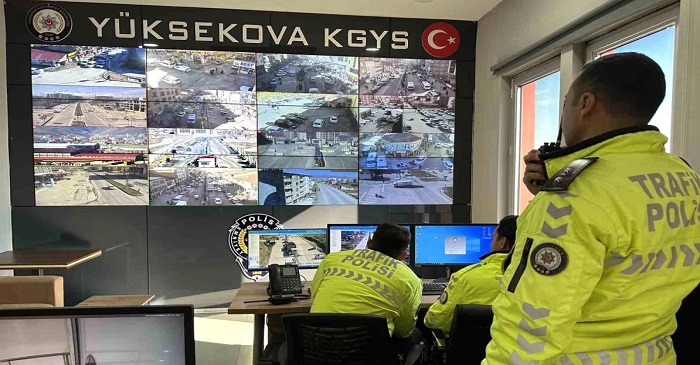 Yüksekova'da Kent Güvenlik Yönetim Sistemi ile 24 Saat Güvenlik Sağlanıyor