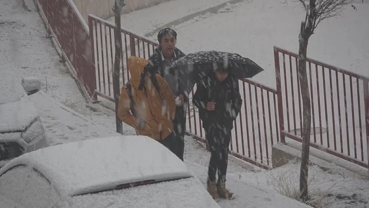 Yüksekova'da yoğun kar yağışı