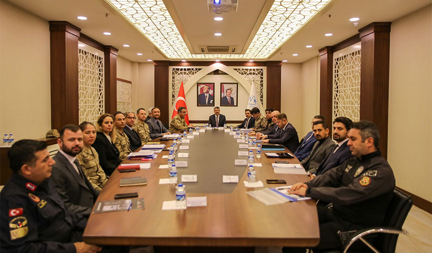 Hakkari'de haftalık asayiş toplantısı yapıldı