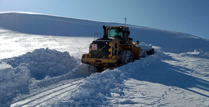 Kapalı köy ve mezra yolları açıldı