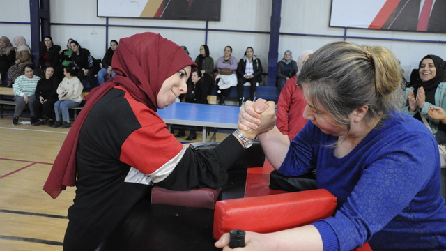 Çukurca'da "Kadınlar Spor Yapıyor" etkinliği düzenlendi