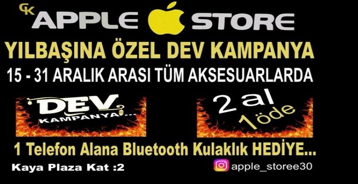 Yılbaşına özel Dev kampanya!