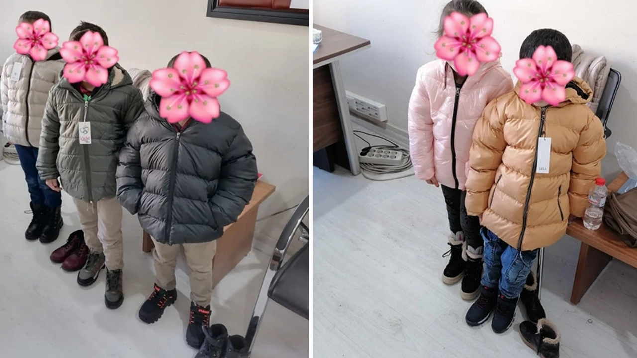 Hakkâri’de 200 çocuğa bot ve mont yardımı yapıldı