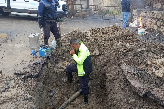 Pehlivan'daki su arızası giderildi
