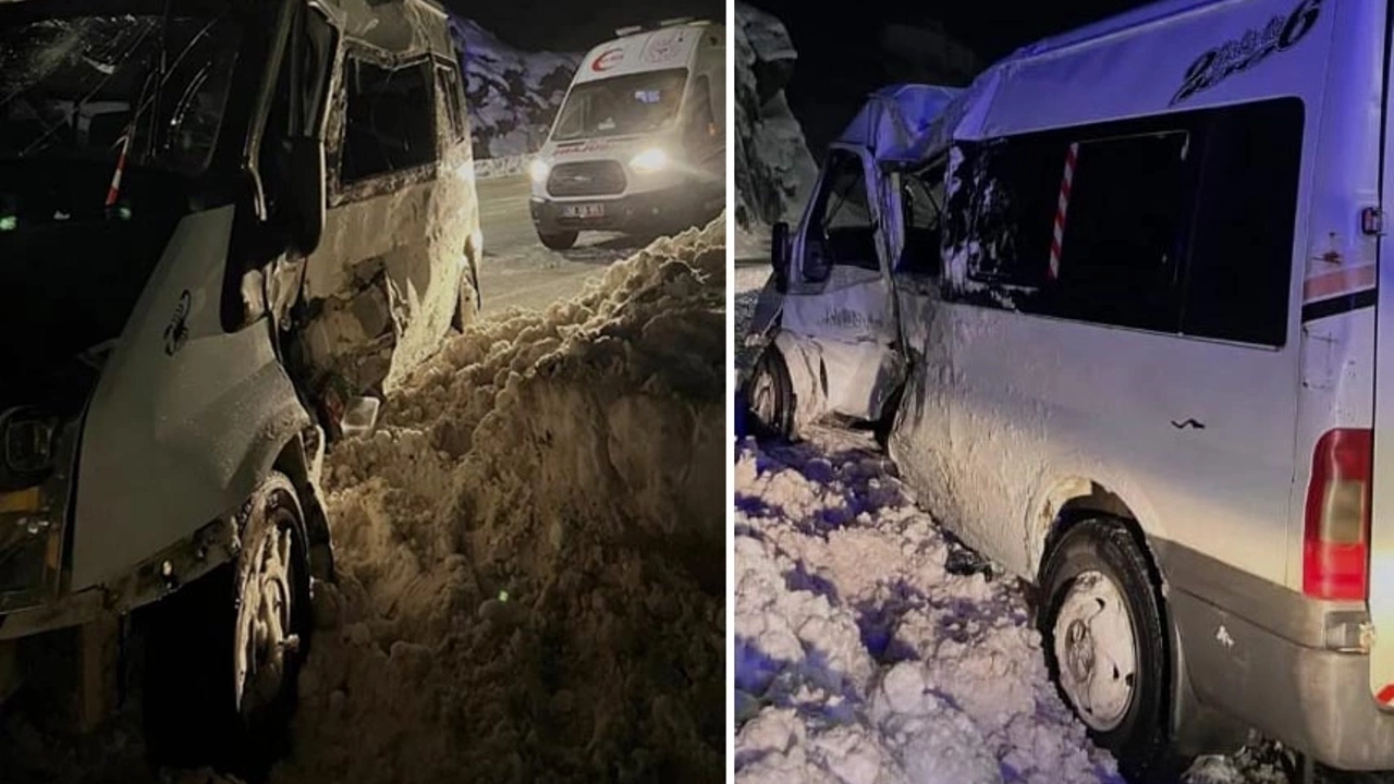 Yüksekova- Esendere yolunda kaza