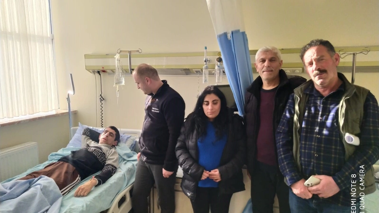 Başkan Aydoğdu'dan yaralanan engelli vatandaşa ziyaret