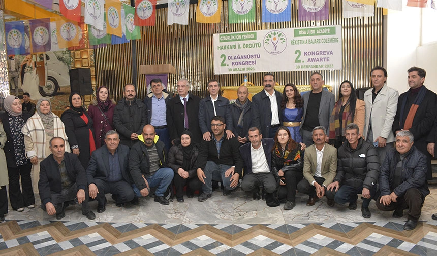 DEM Parti Hakkari İl Eşbaşkanları belli oldu