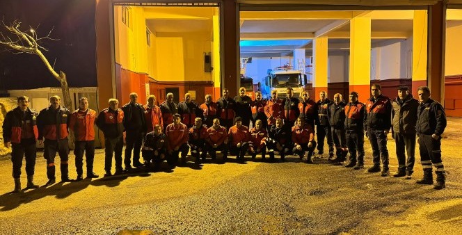 Hakkari itfaiyesi hazır kıta bekledi