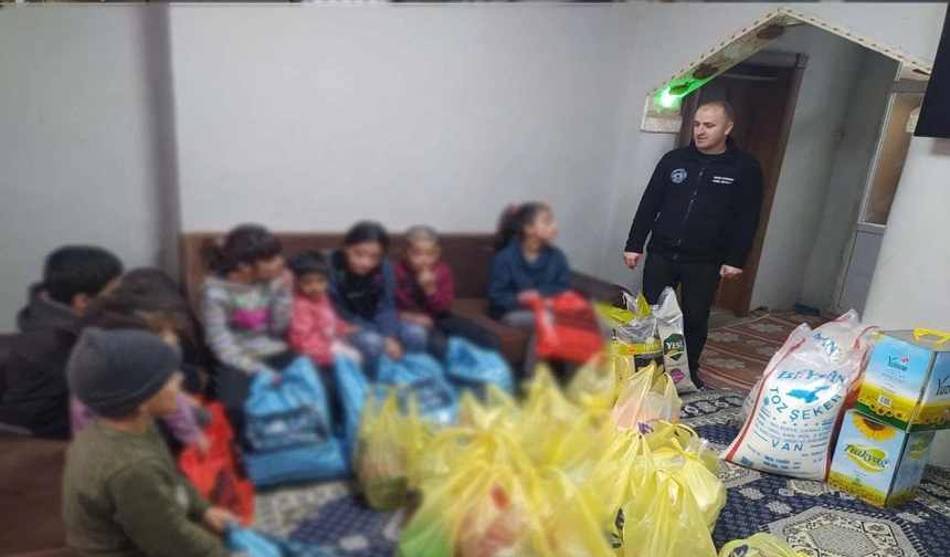 Yüksekovalı aileye yardım eli