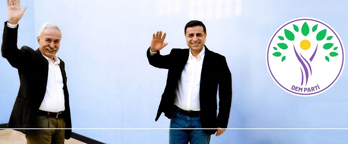 DEM Parti Eş Genel Başkanları Demirtaş'ı ziyaret etti: Yerel seçimlere ilişkin görüş ve öneri aldık