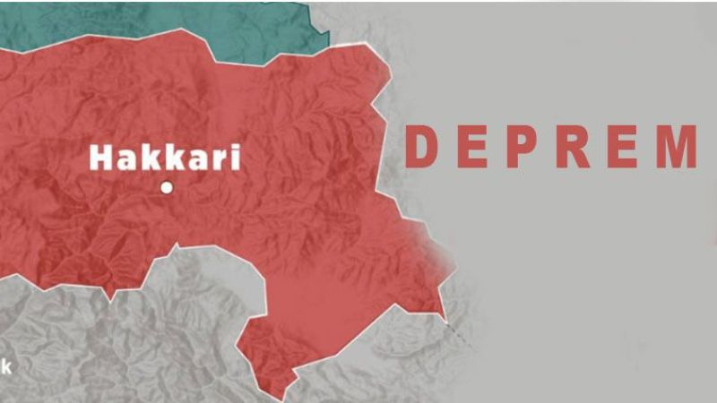 Hakkari'de korkutan deprem!