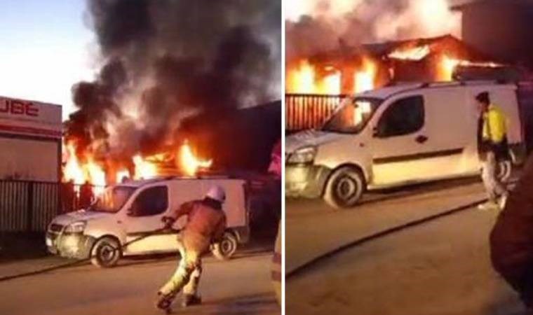 İşçilerin kaldığı konteynerda yangın: 3 işçi öldü, 2 işçi yaralı