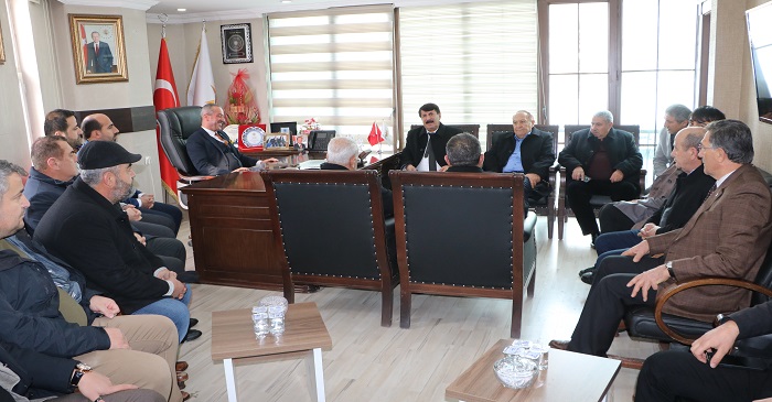 Başkan adayı Ölmez’den Ak Parti’ye ziyaret