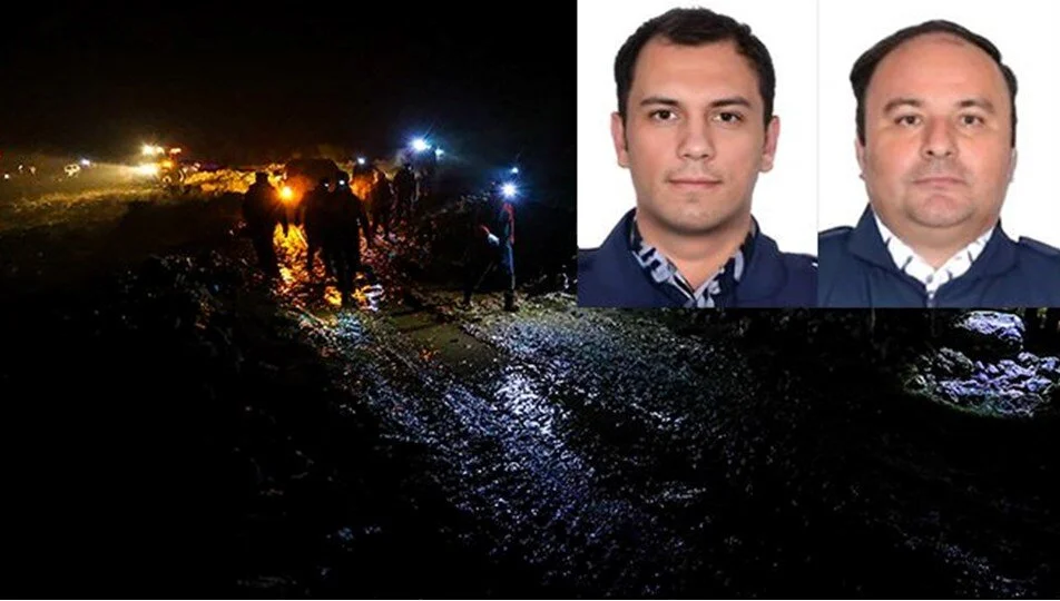 Polis helikopteri düştü: 2 pilot şehit oldu